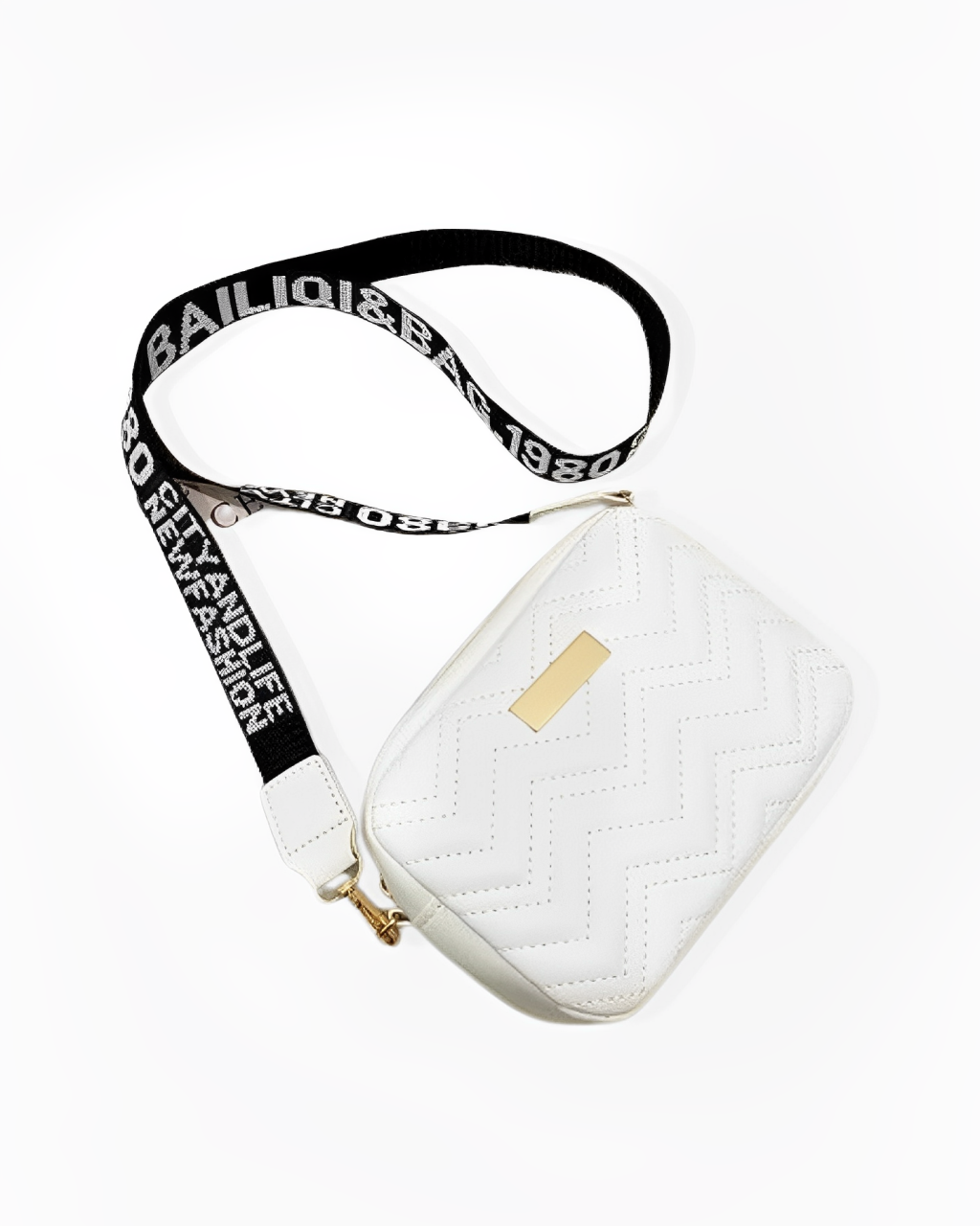 Serena Ivory Wave Shoulder Bag