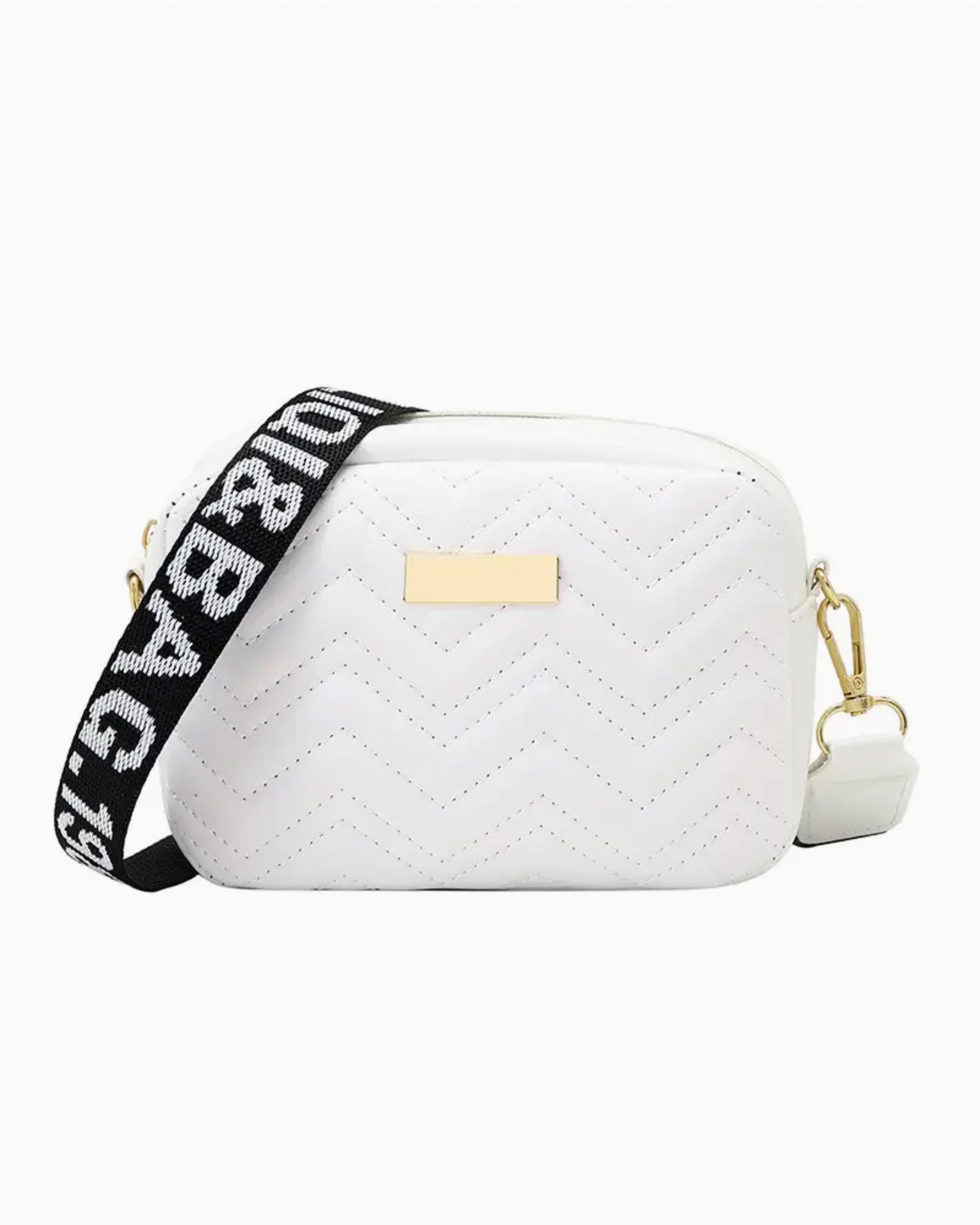 Serena Ivory Wave Shoulder Bag