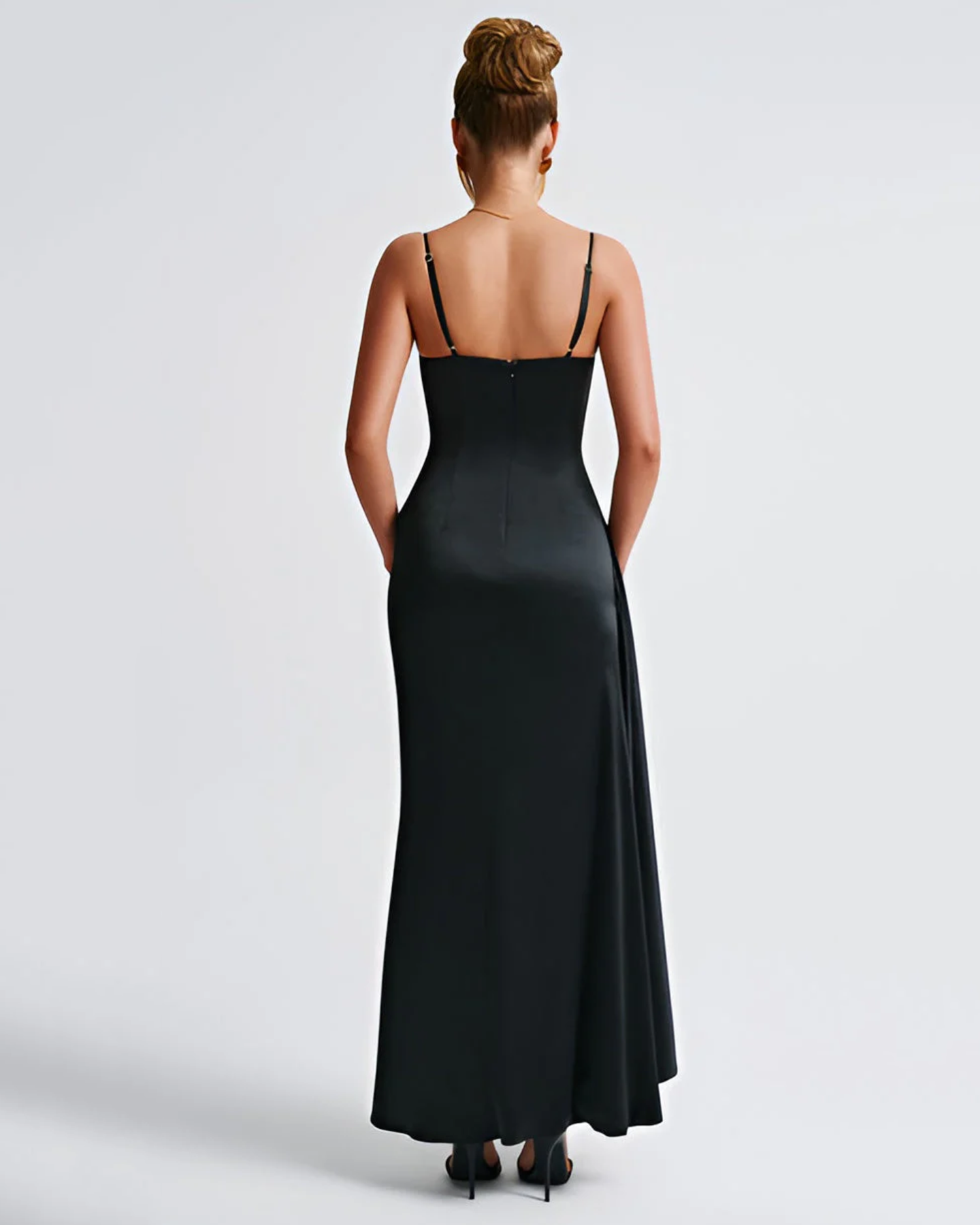 Misha Black Maxi Dress